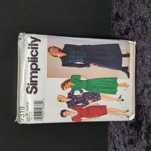 Simplicity 7319 Uncut/Unused Dress Sewing Pattern Women's Size R (14, 16, 18)